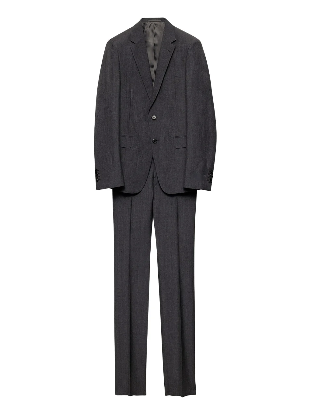 Men's Mohair-Wool Solid Suit