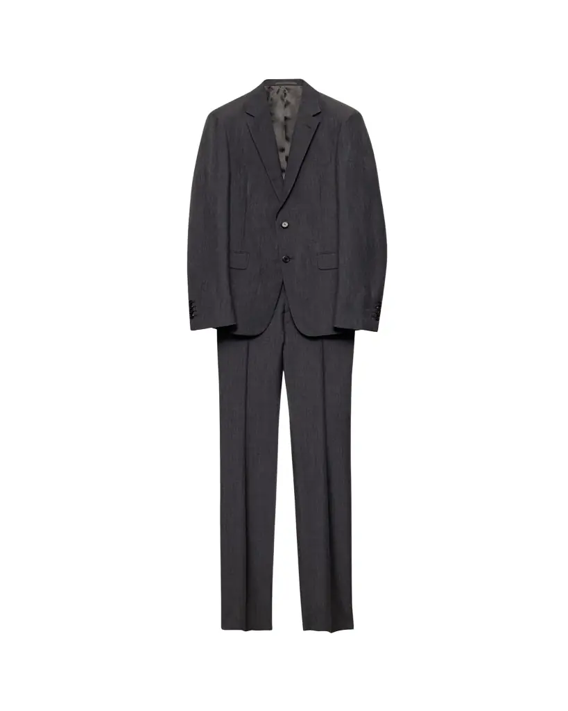 Prada Men's Mohair-Wool Solid Suit | Image 1 Prada Men's Mohair-Wool Solid Suit | Image 1
