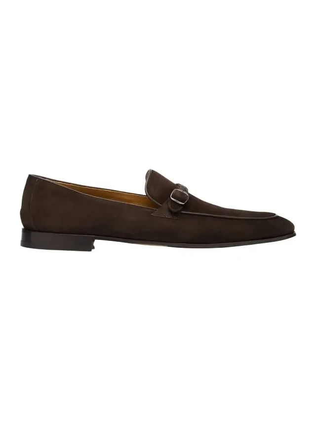 Men's Suede Braided Leather-Bit Loafers Men's Suede Braided Leather-Bit Loafers