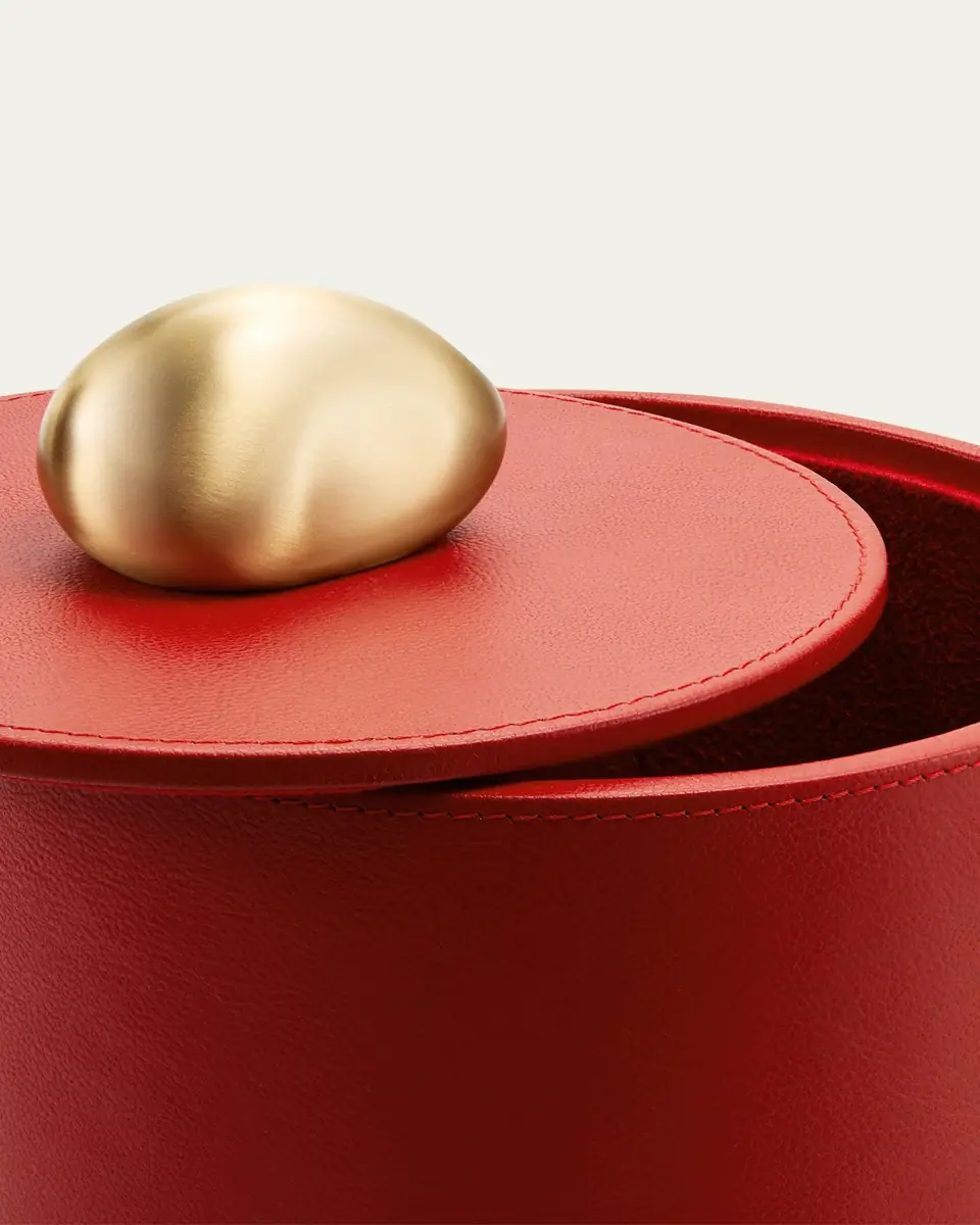 ASSOULINE Pebble Tall Leather Trinket Box | Thumbnail 3 ASSOULINE Pebble Tall Leather Trinket Box | Thumbnail 3
