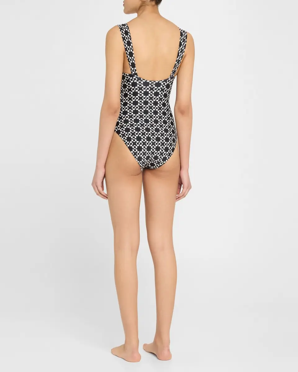 SIMKHAI Lexi Bustier One-Piece Swimsuit | Thumbnail 3