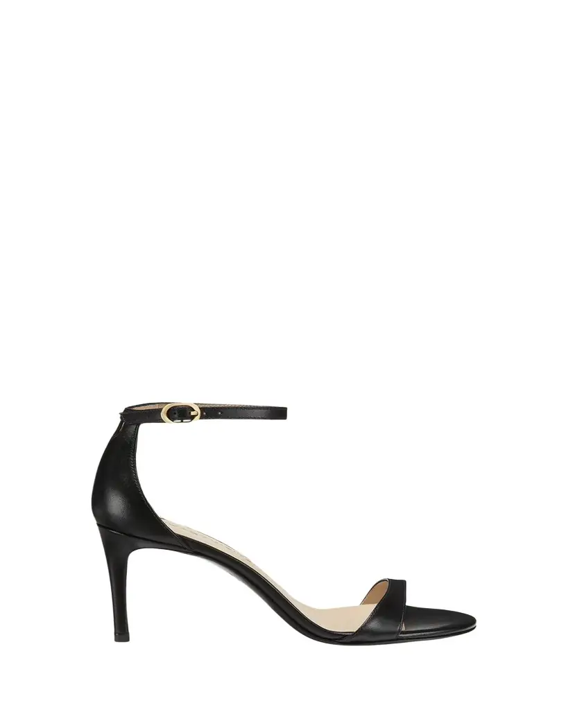 Stuart Weitzman Nudist Leather Ankle-Strap Sandals | Image 1 Stuart Weitzman Nudist Leather Ankle-Strap Sandals | Image 1