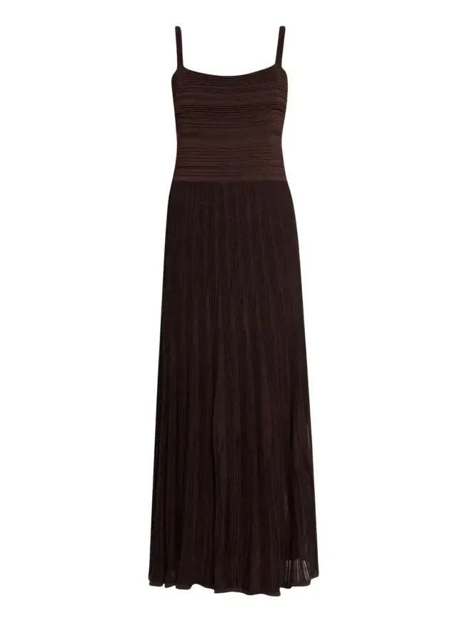 Lucky Metallic Tie Dress