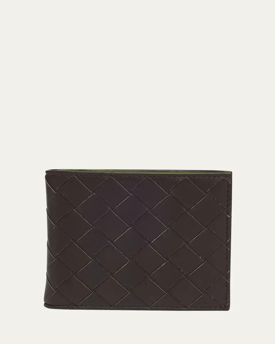 Bottega Veneta Men's Intrecciato 15 Bicolor Leather Bifold Wallet | Thumbnail 11 Bottega Veneta Men's Intrecciato 15 Bicolor Leather Bifold Wallet | Thumbnail 11