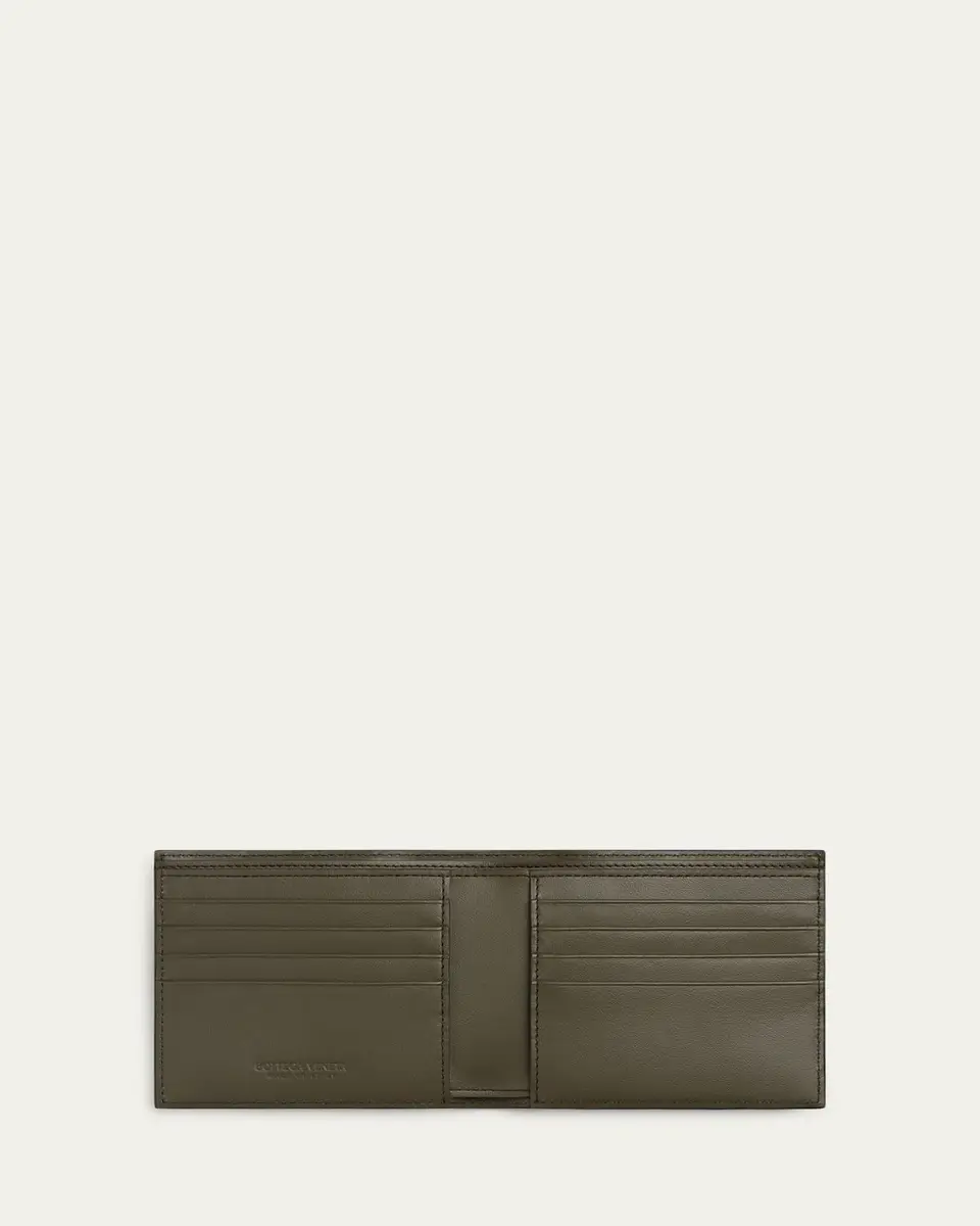 Bottega Veneta Men's Intrecciato 15 Bicolor Leather Bifold Wallet | Thumbnail 13 Bottega Veneta Men's Intrecciato 15 Bicolor Leather Bifold Wallet | Thumbnail 13