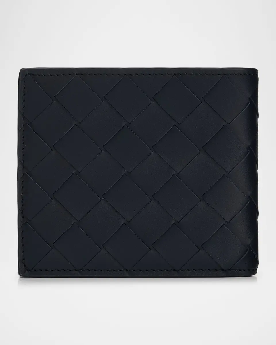 Bottega Veneta Men's Intrecciato 15 Bicolor Leather Bifold Wallet | Thumbnail 17 Bottega Veneta Men's Intrecciato 15 Bicolor Leather Bifold Wallet | Thumbnail 17
