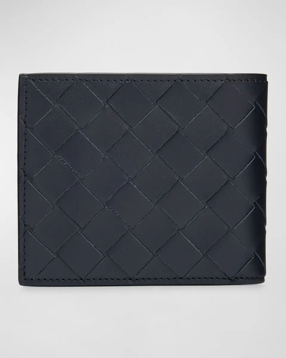 Bottega Veneta Men's Intrecciato 15 Bicolor Leather Bifold Wallet | Thumbnail 3 Bottega Veneta Men's Intrecciato 15 Bicolor Leather Bifold Wallet | Thumbnail 3