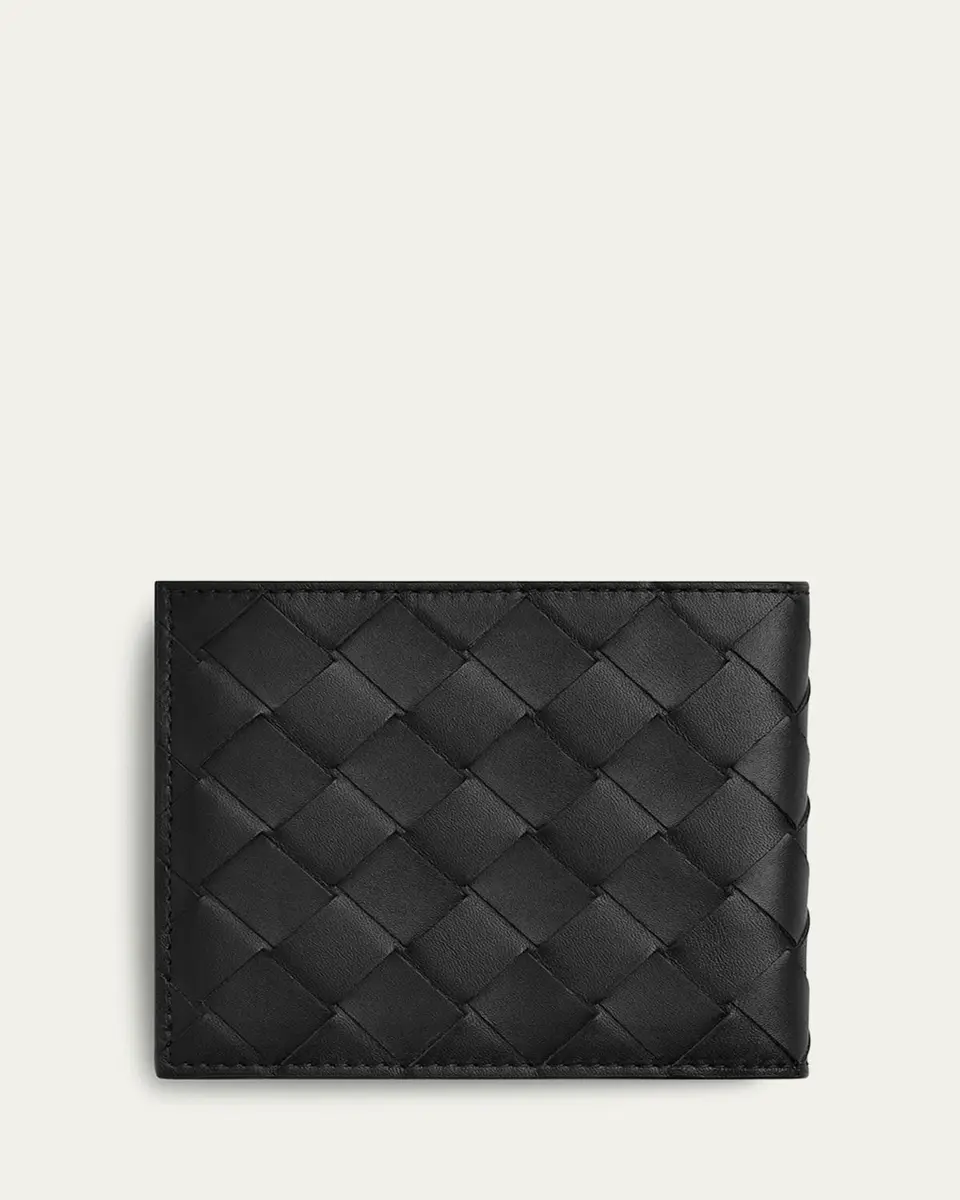 Bottega Veneta Men's Intrecciato 15 Bicolor Leather Bifold Wallet | Thumbnail 7 Bottega Veneta Men's Intrecciato 15 Bicolor Leather Bifold Wallet | Thumbnail 7