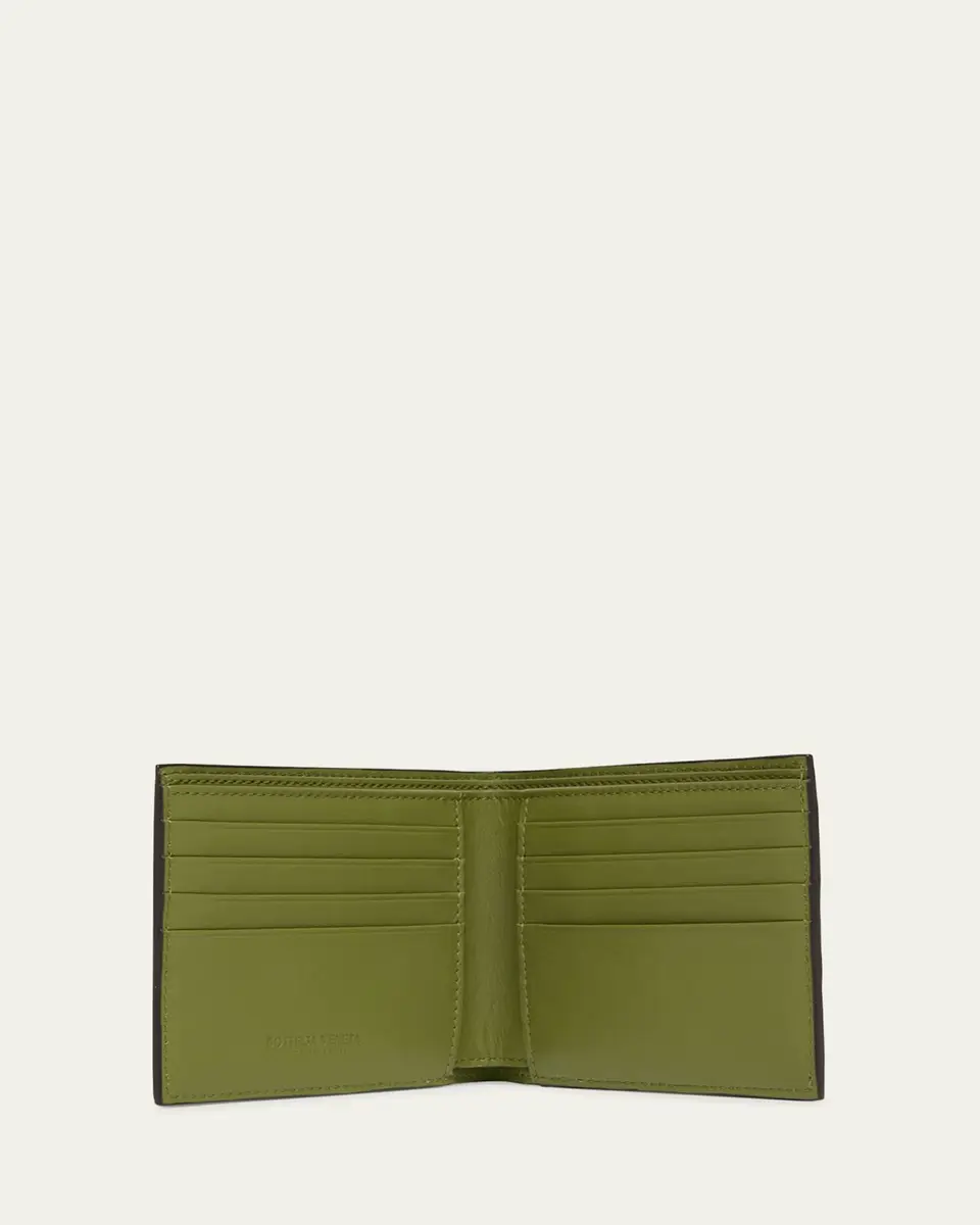 Bottega Veneta Men's Intrecciato 15 Bicolor Leather Bifold Wallet | Thumbnail 9 Bottega Veneta Men's Intrecciato 15 Bicolor Leather Bifold Wallet | Thumbnail 9