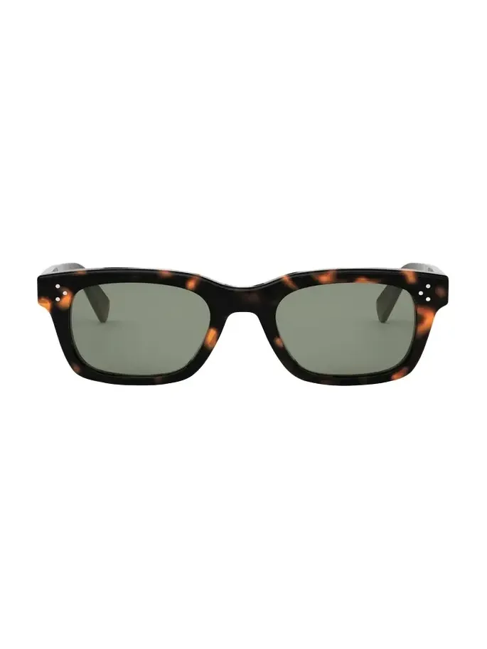 Men's Three Dots Acetate and Nylon Square Sunglasses Men's Three Dots Acetate and Nylon Square Sunglasses