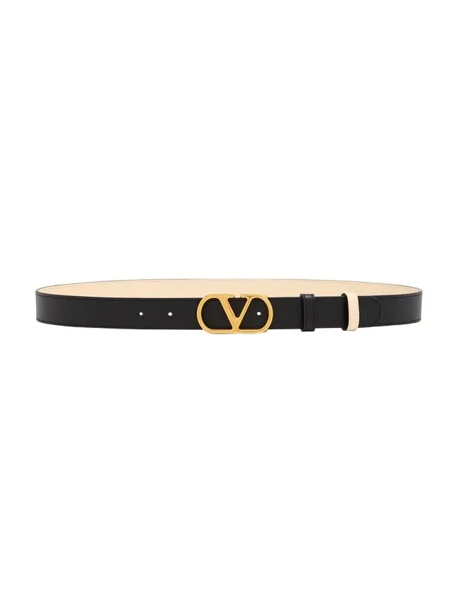 VLogo Signature Reversible Leather Belt, 30mm