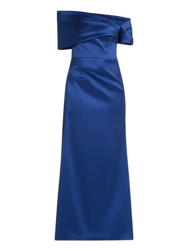 One-Shoulder Stretch Mikado Gown