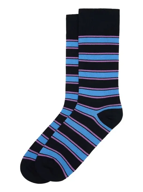 Men's Madison Stripe Crew Socks