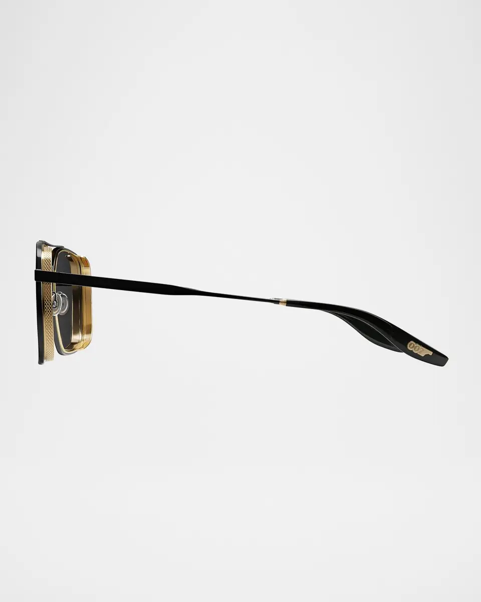 BARTON PERREIRA Men's Scaramanga 007 Titanium Aviator Sunglasses | Thumbnail 2 BARTON PERREIRA Men's Scaramanga 007 Titanium Aviator Sunglasses | Thumbnail 2