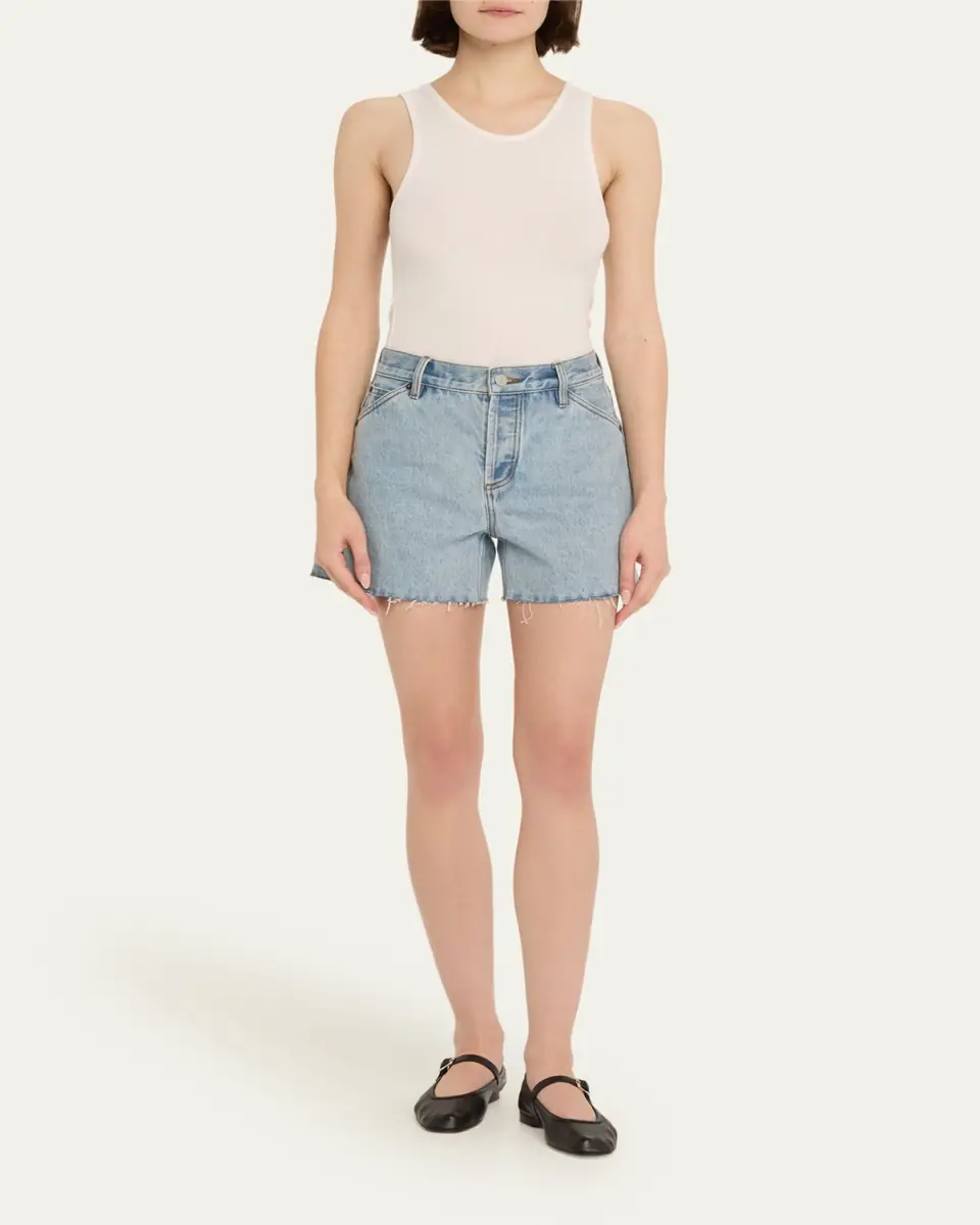 Still Here Cut-Off Denim Shorts | Thumbnail 4
