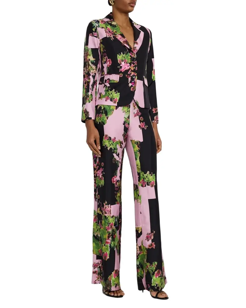 Libertine Pink London Terrace Silk Aarons Pants | Image 1 Libertine Pink London Terrace Silk Aarons Pants | Image 1