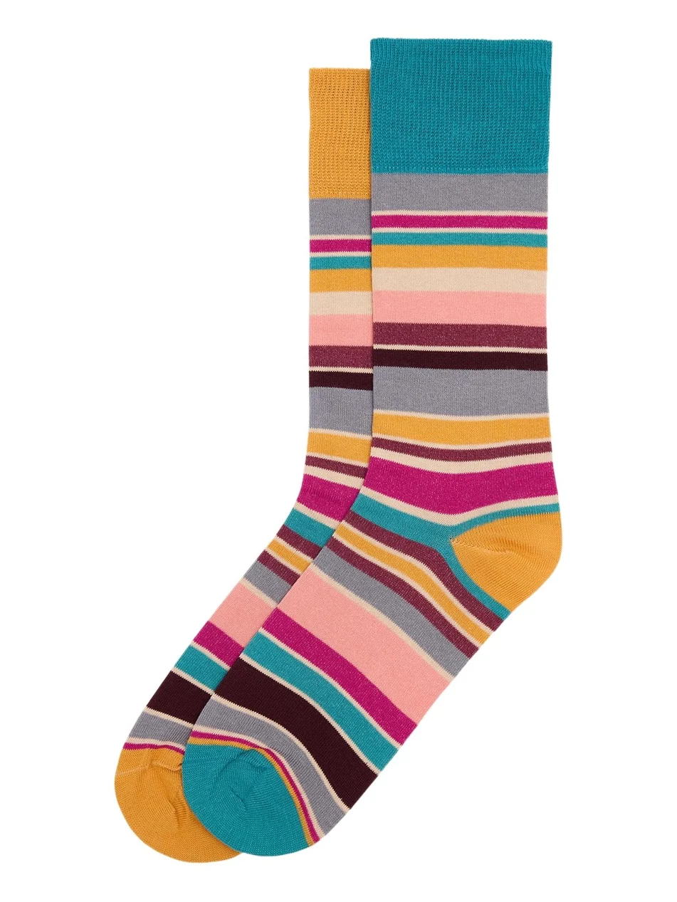 Men's Joao Odd Stripe Crew Socks
