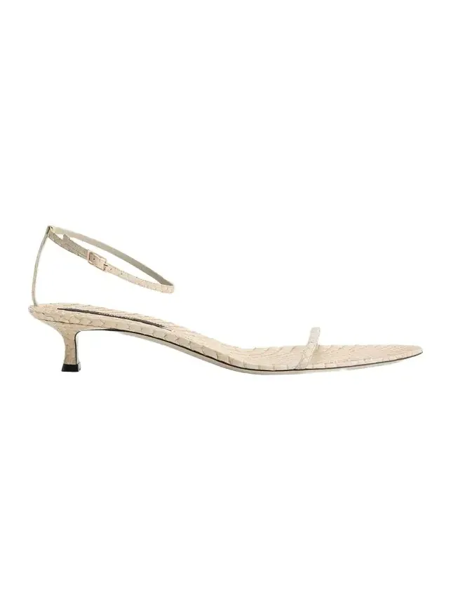 Python Ankle-Strap Sandals Python Ankle-Strap Sandals
