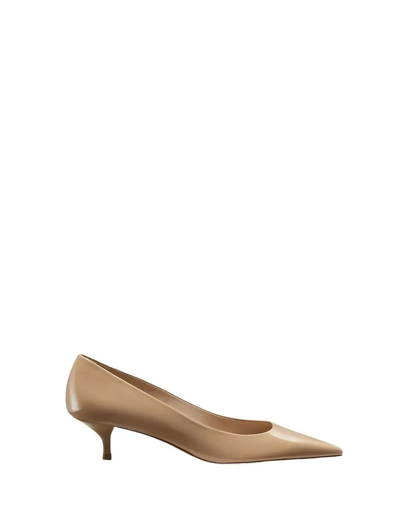 Stuart Weitzman Stuart Patent Kitten Pumps | Image 1 Stuart Weitzman Stuart Patent Kitten Pumps | Image 1