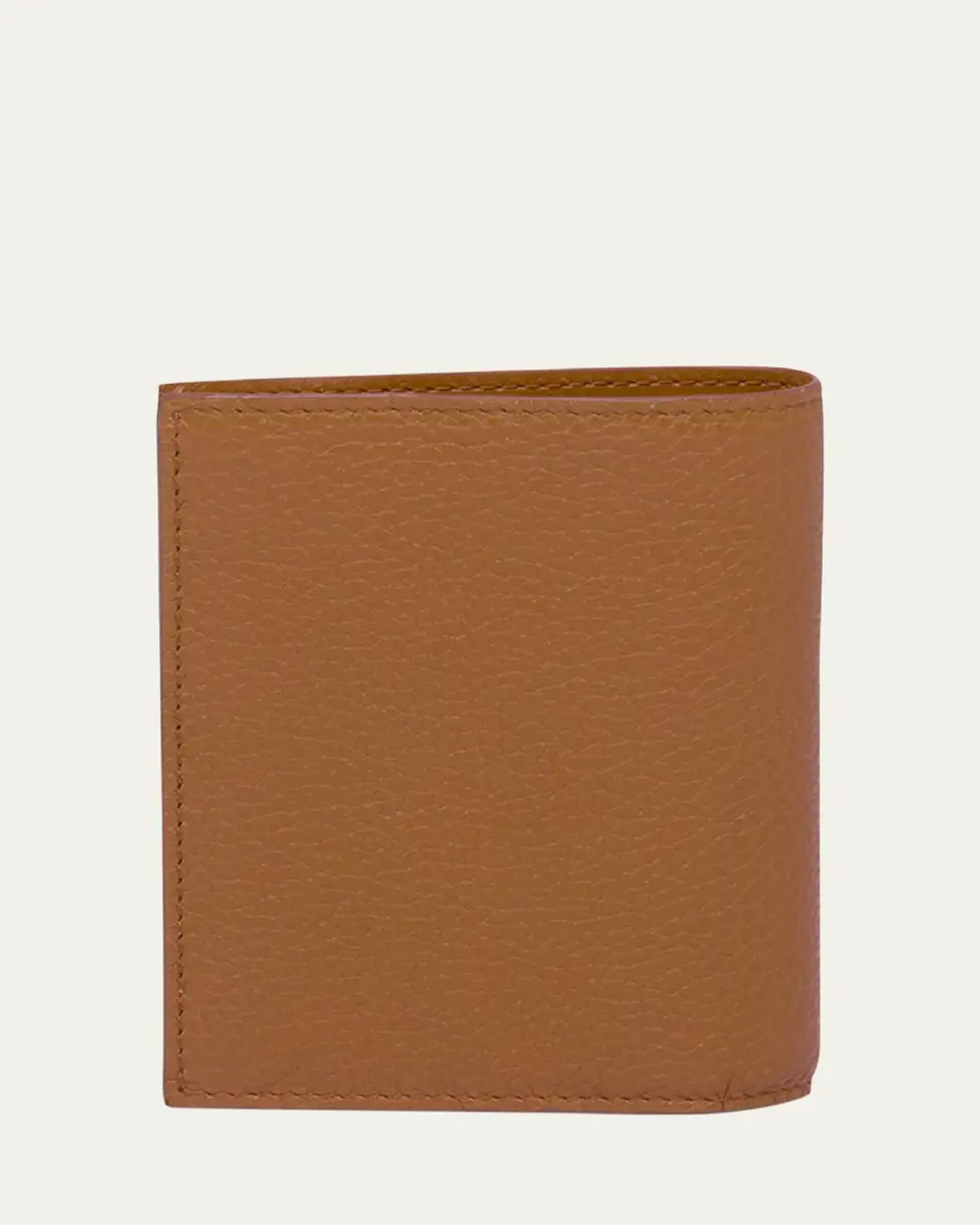 Prada Small Leather Bifold Wallet | Thumbnail 4 Prada Small Leather Bifold Wallet | Thumbnail 4