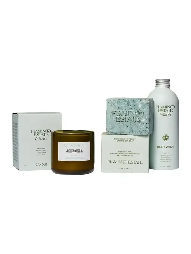 Flamingo Estate Douglas Fir & Peppermint Morning Set
