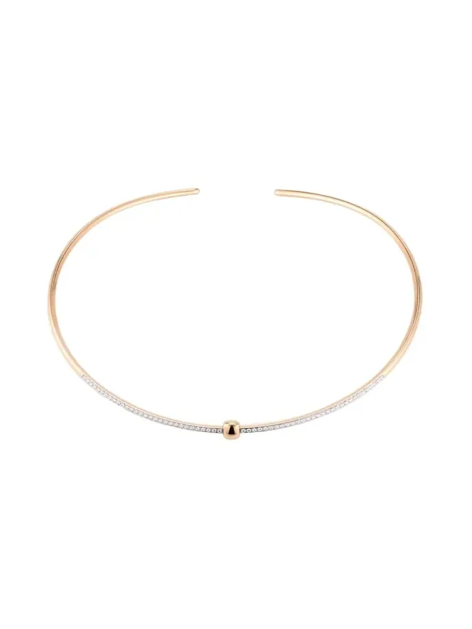 Together 18K Rose Gold Diamond Collar
