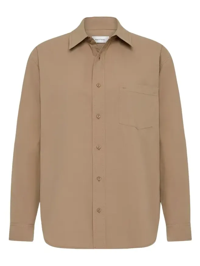 The Relaxed Button-Front Shirt