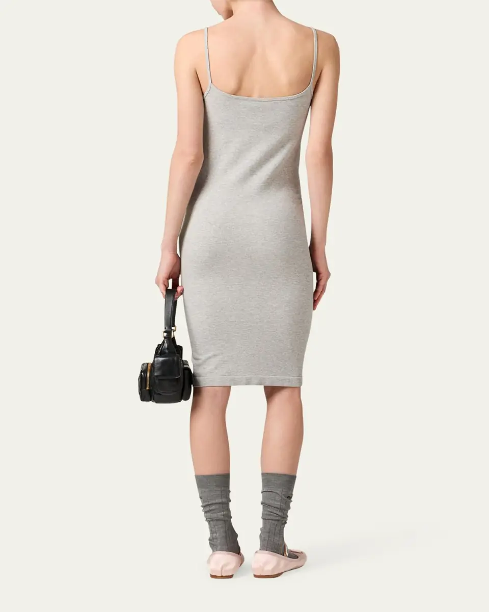 Miu Miu Knee-Length Rib Tank Dress | Thumbnail 2