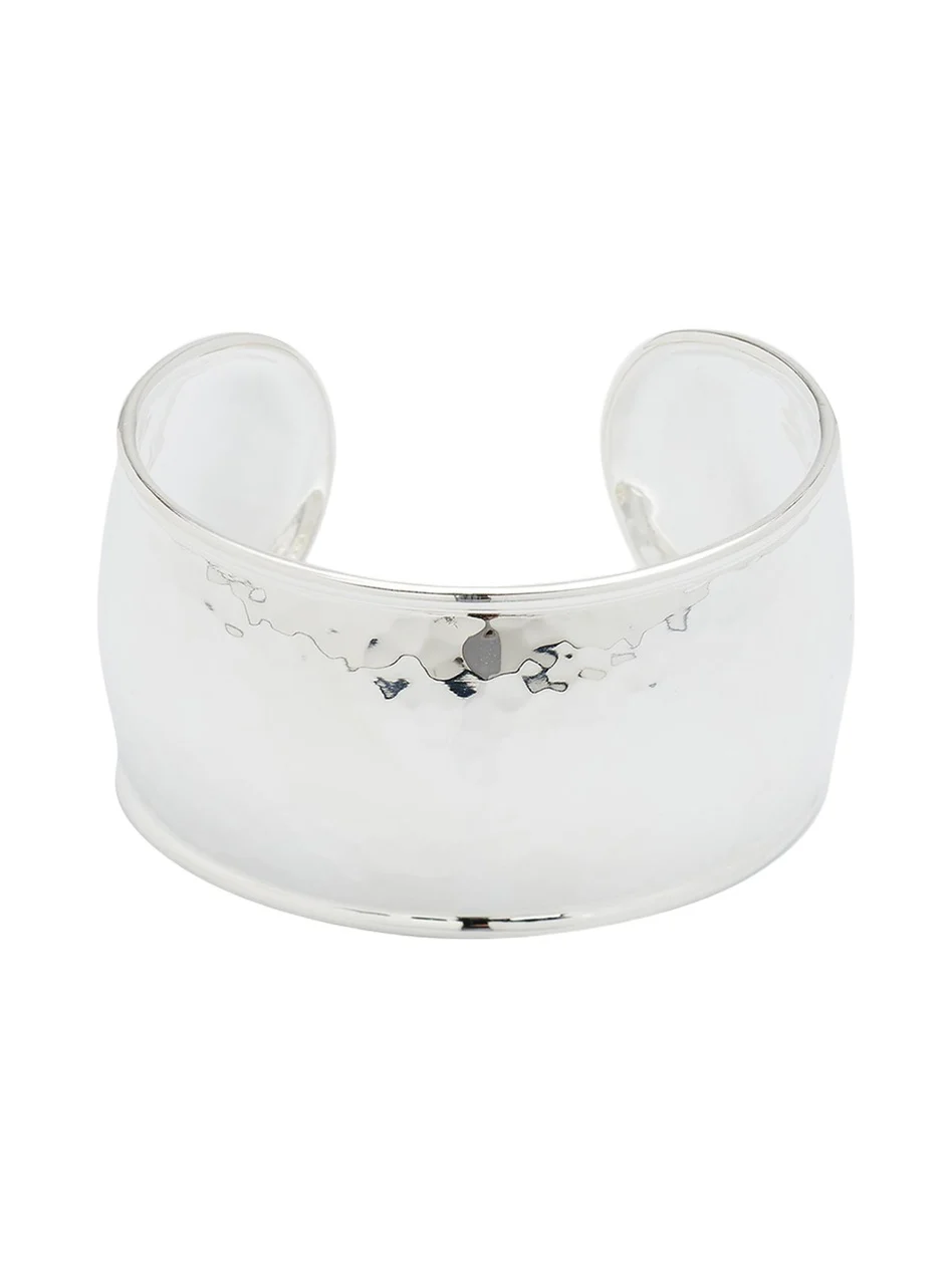 Ippolita Statement Hammered Cuff Bracelet in Sterling Silver