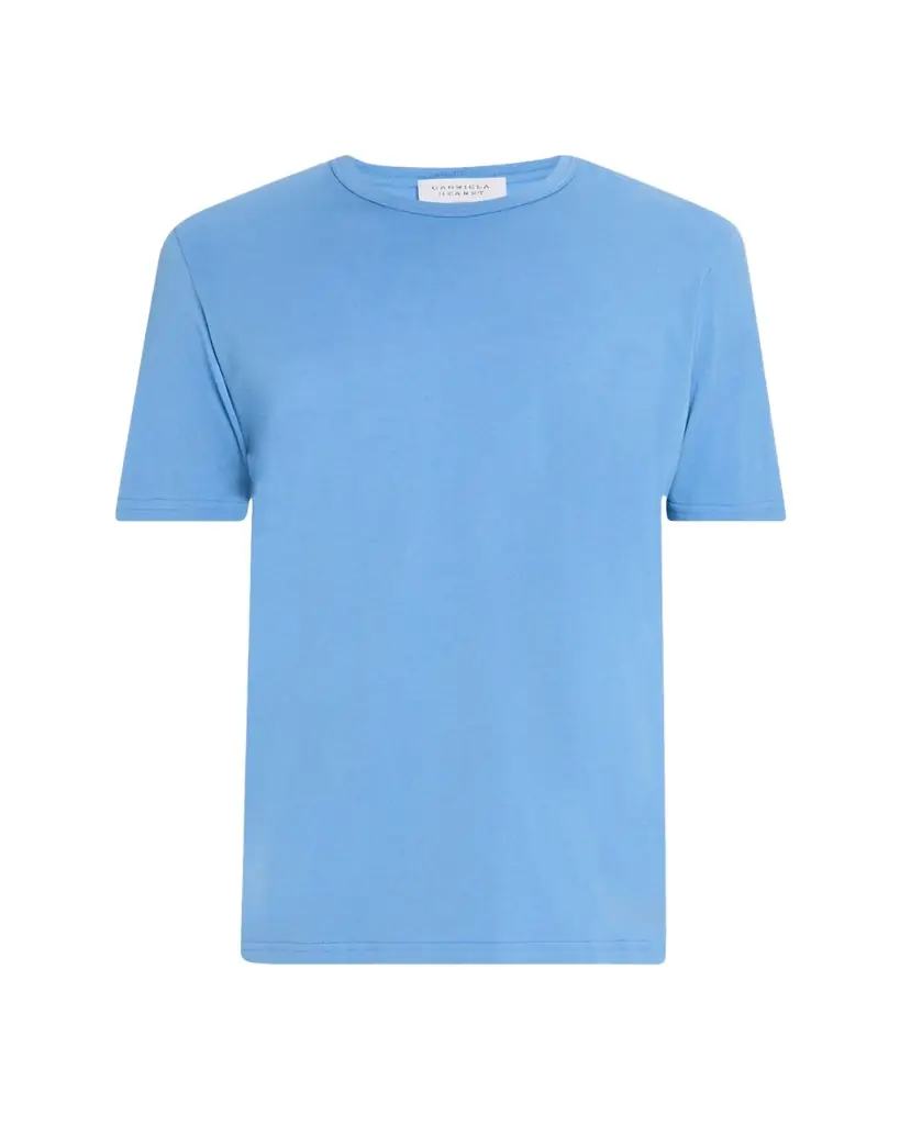 Gabriela Hearst Men's Bandeira Fine Cotton Jersey Crewneck T-Shirt | Image 1 Gabriela Hearst Men's Bandeira Fine Cotton Jersey Crewneck T-Shirt | Image 1