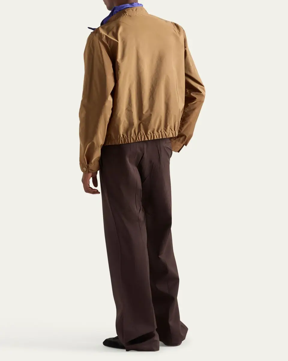 Prada Men's Re-Nylon Snap-Front Jacket | Thumbnail 2