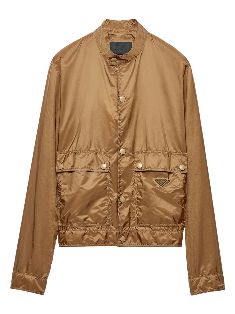 Prada Men's Re-Nylon Snap-Front Jacket