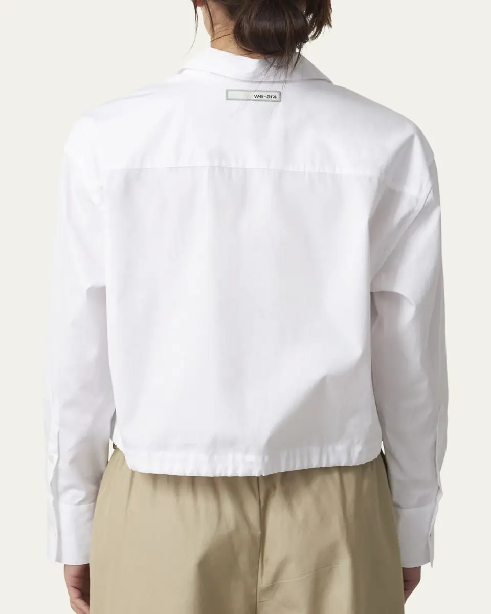 WE-AR4 Long-Sleeve Drawstring Cotton Shirt | Thumbnail 3 WE-AR4 Long-Sleeve Drawstring Cotton Shirt | Thumbnail 3