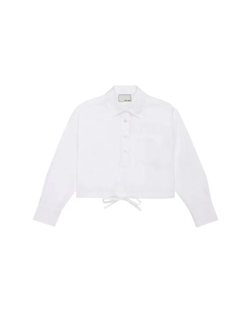 WE-AR4 Long-Sleeve Drawstring Cotton Shirt
