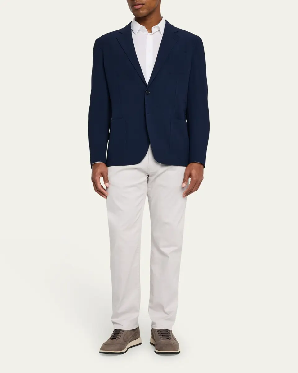 Giorgio Armani Men's Upton Seersucker Sport Coat | Thumbnail 2 Giorgio Armani Men's Upton Seersucker Sport Coat | Thumbnail 2