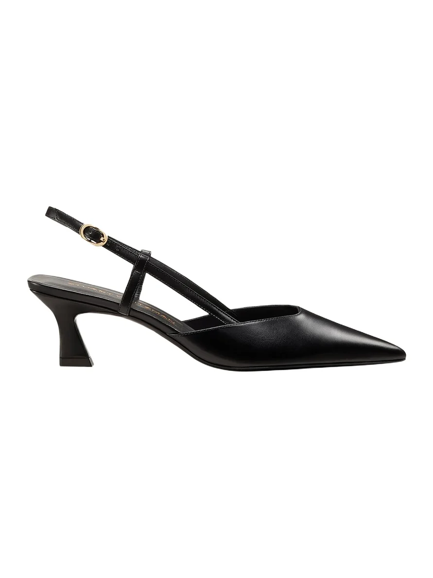 Vinnie Leather Kitten Slingback Pumps Vinnie Leather Kitten Slingback Pumps