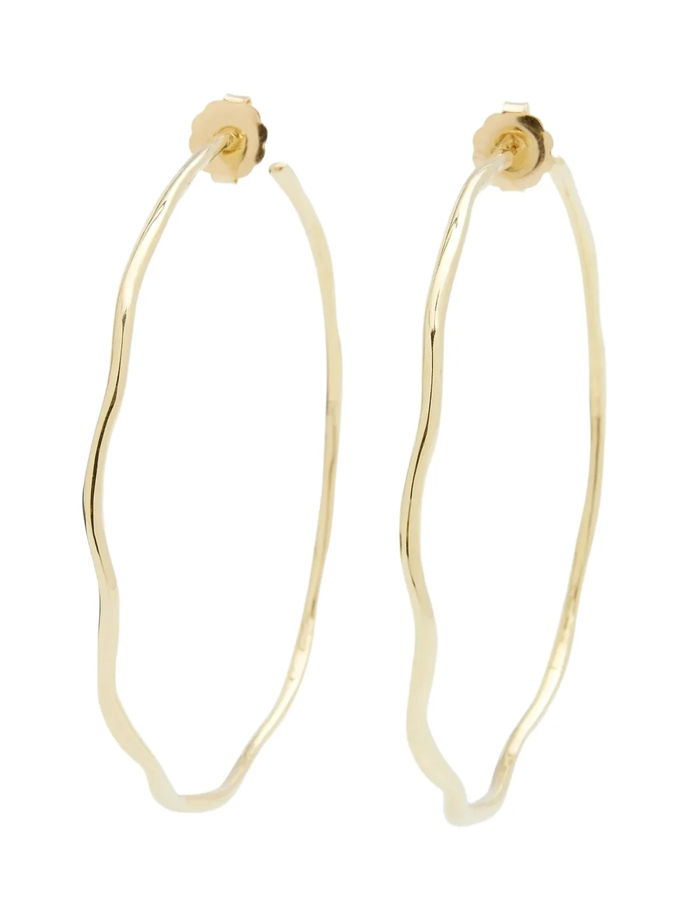 Classico Squiggle Hoops in 18K Gold Classico Squiggle Hoops in 18K Gold