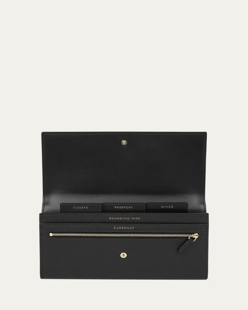 Smythson Marshall Panama Leather Travel Wallet | Thumbnail 3 Smythson Marshall Panama Leather Travel Wallet | Thumbnail 3