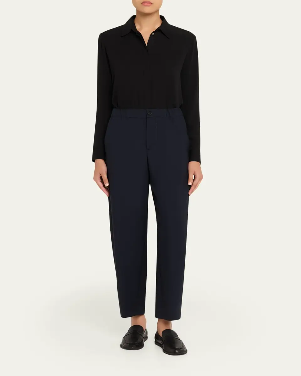 Marni Elastic Waistband Straight-Leg Trousers | Thumbnail 6 Marni Elastic Waistband Straight-Leg Trousers | Thumbnail 6
