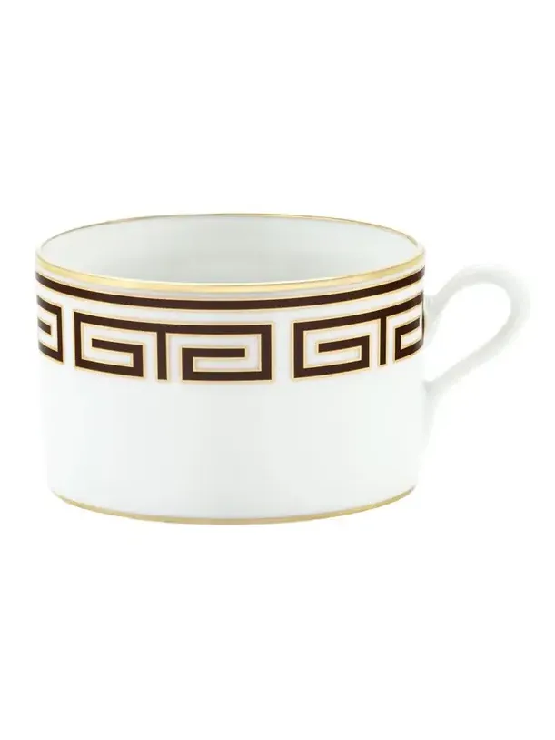 GINORI 1735 Labirinto Ebano Tea Cup, 7.75 oz.