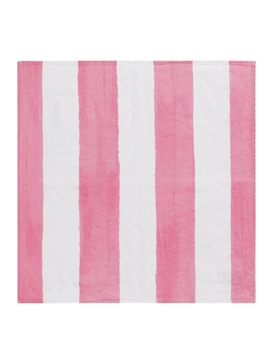 SUMMERILL & BISHOP Striped Linen Napkin