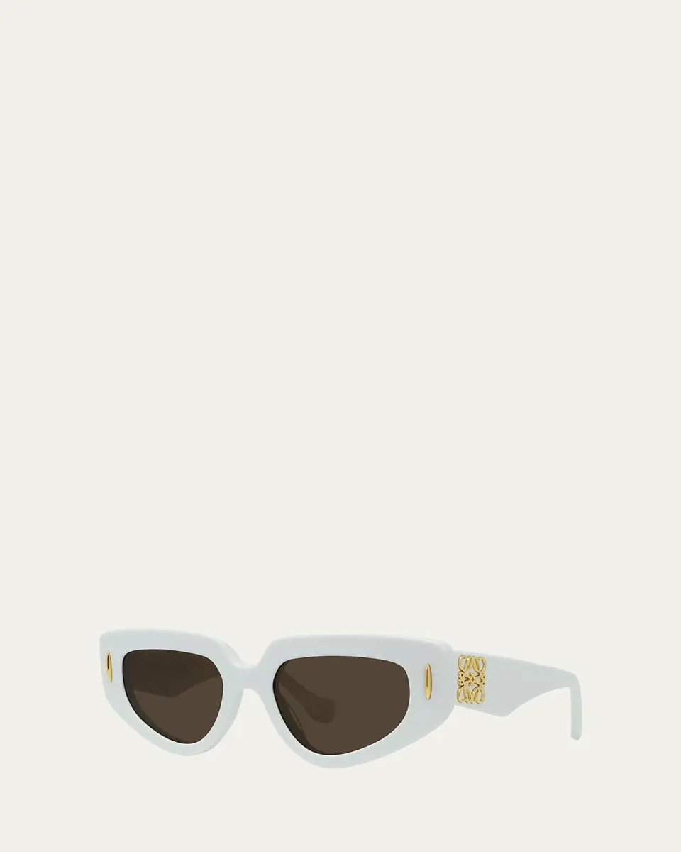 Loewe Anagram Geometric Acetate Sunglasses | Thumbnail 4 Loewe Anagram Geometric Acetate Sunglasses | Thumbnail 4