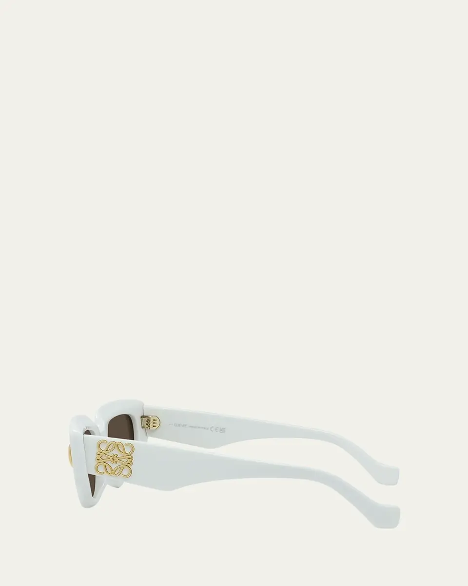 Loewe Anagram Geometric Acetate Sunglasses | Thumbnail 5 Loewe Anagram Geometric Acetate Sunglasses | Thumbnail 5