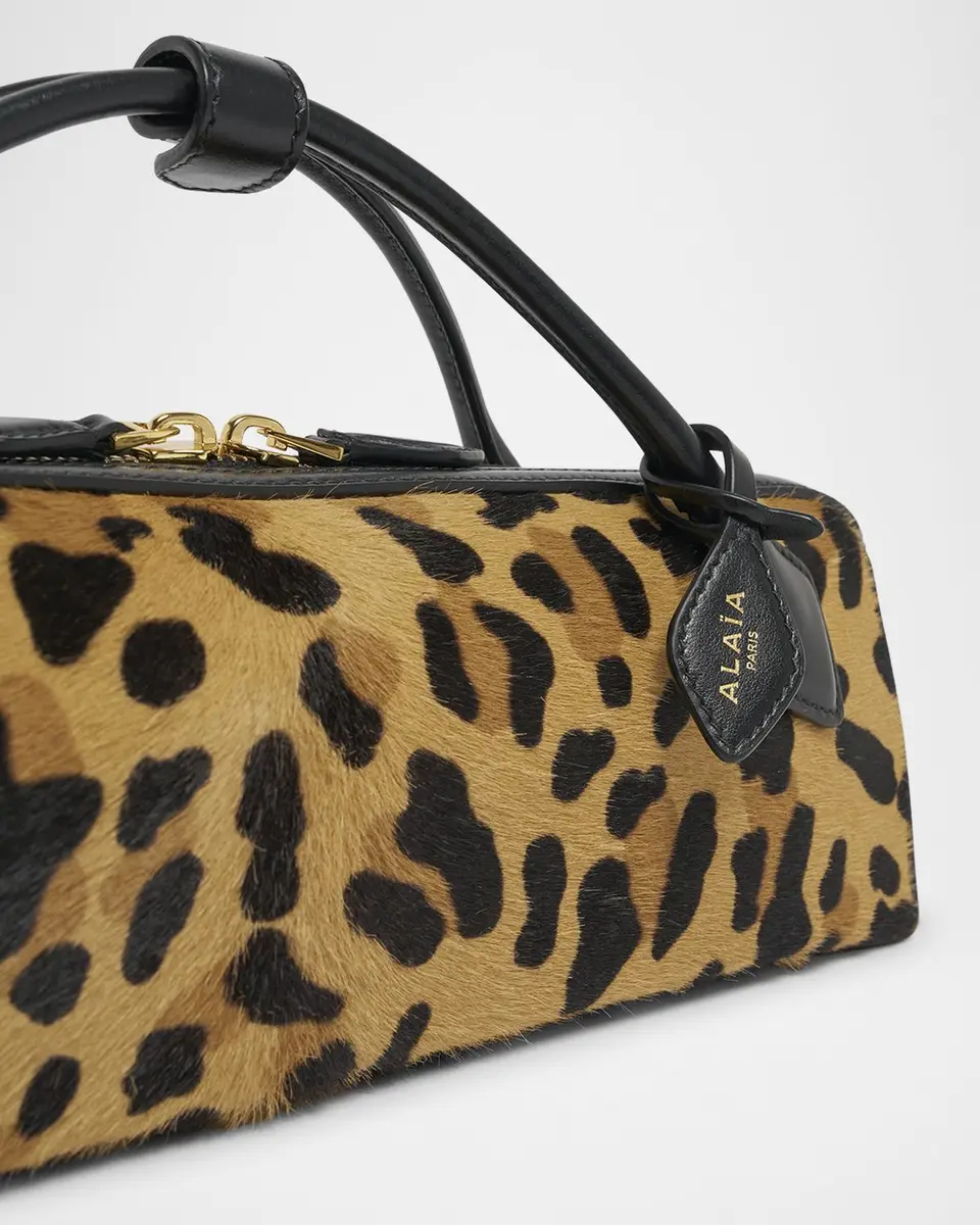 Alaïa Le Teckel Clutch Bag in Leopard Calf Hair | Thumbnail 6 Alaïa Le Teckel Clutch Bag in Leopard Calf Hair | Thumbnail 6
