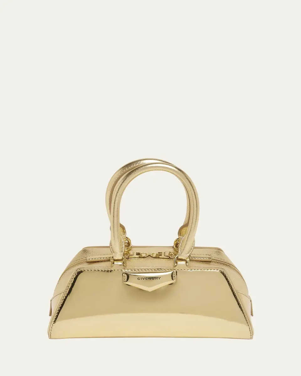 Givenchy Antigona Mini Top-Handle Bag in Mirror Laminated Leather | Thumbnail 6 Givenchy Antigona Mini Top-Handle Bag in Mirror Laminated Leather | Thumbnail 6