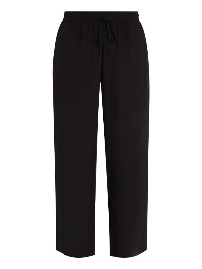 Silk Drawstring Trousers