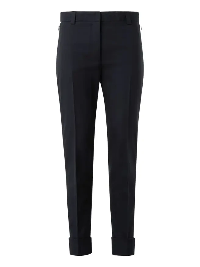 Maxima Wool Stretch Flannel Skinny-Leg Ankle Pants Maxima Wool Stretch Flannel Skinny-Leg Ankle Pants