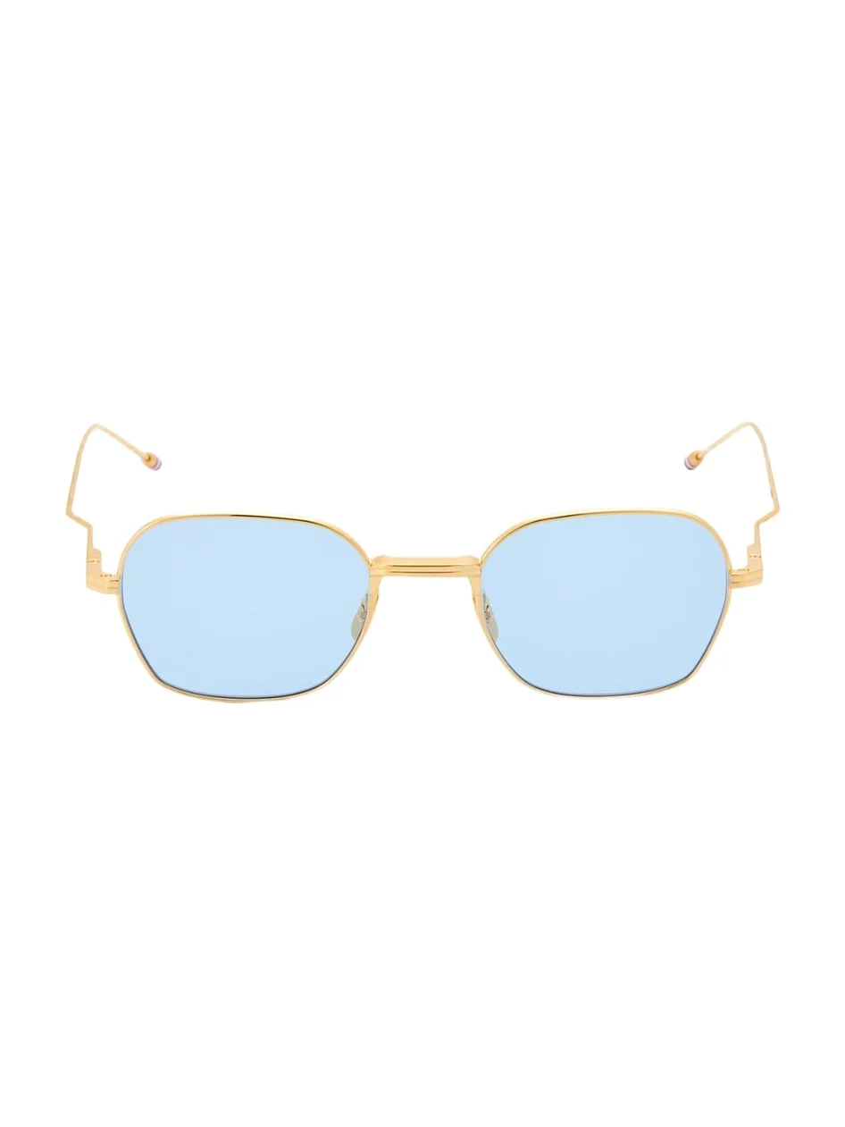 Thom Browne Men's Titanium Rectangle Sunglasses