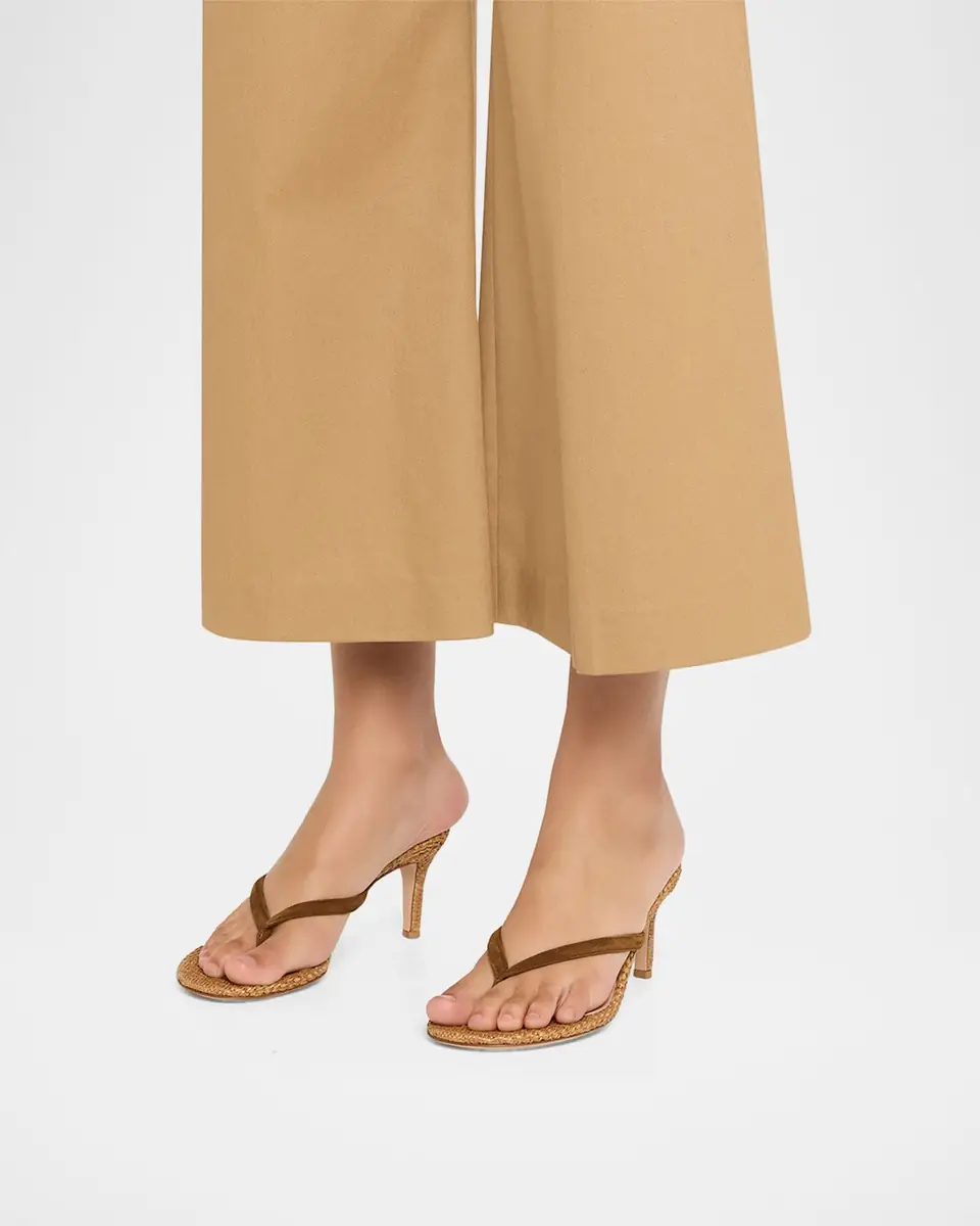 Gianvito Rossi 70mm Calypso Suede and Raffia Heeled Thong Sandals | Thumbnail 22 Gianvito Rossi 70mm Calypso Suede and Raffia Heeled Thong Sandals | Thumbnail 22