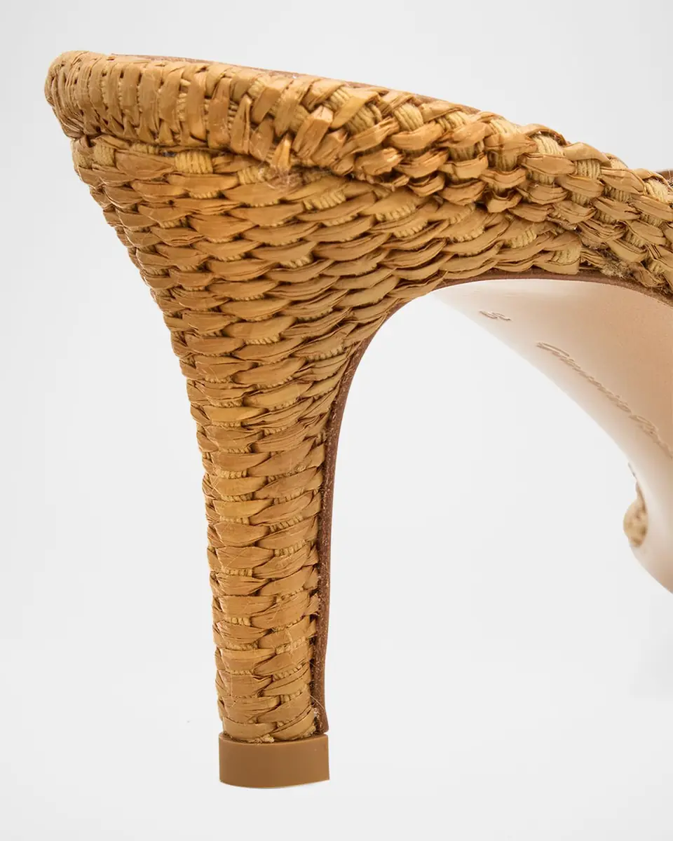 Gianvito Rossi 70mm Calypso Suede and Raffia Heeled Thong Sandals | Thumbnail 25 Gianvito Rossi 70mm Calypso Suede and Raffia Heeled Thong Sandals | Thumbnail 25